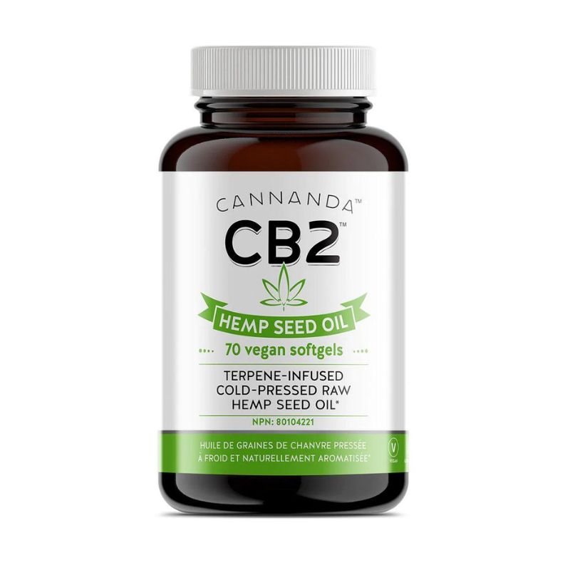 Cannanda CB2™ Hemp Seed Oil (70 softgels)_70 vegan softgels