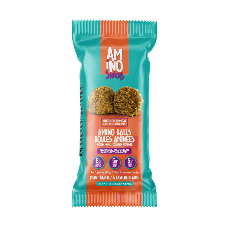 AMINO BALLS SNACKS -  Caramel Macchiato (vegan)    40g