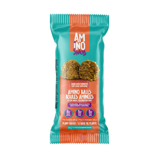 AMINO BALLS SNACKS -  Caramel Macchiato (vegan)    40g