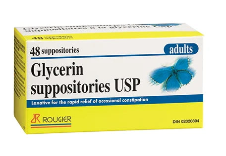 GLYCERIN ADULT SUPP 48 SUPPOS.
