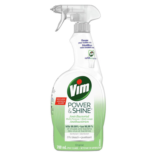VIM POWER & SHINE ABTIBACTERIAL SP 700ML pack of 12