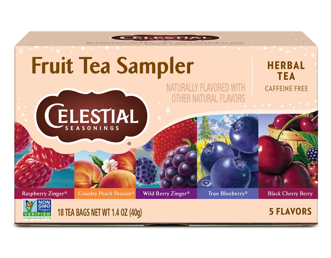 Celestial Tea - Fruit Sampler Tea - 6 x 20bg