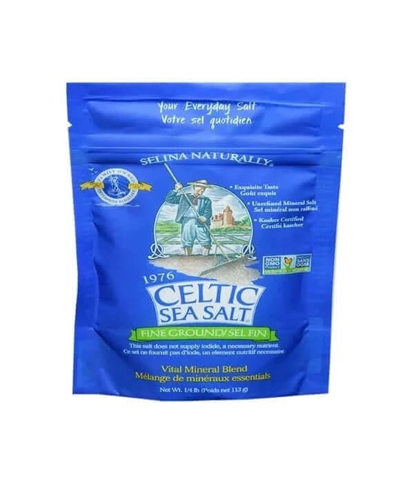 CELTIC SEA SALT    Fine Ground Resealable Bag 114g