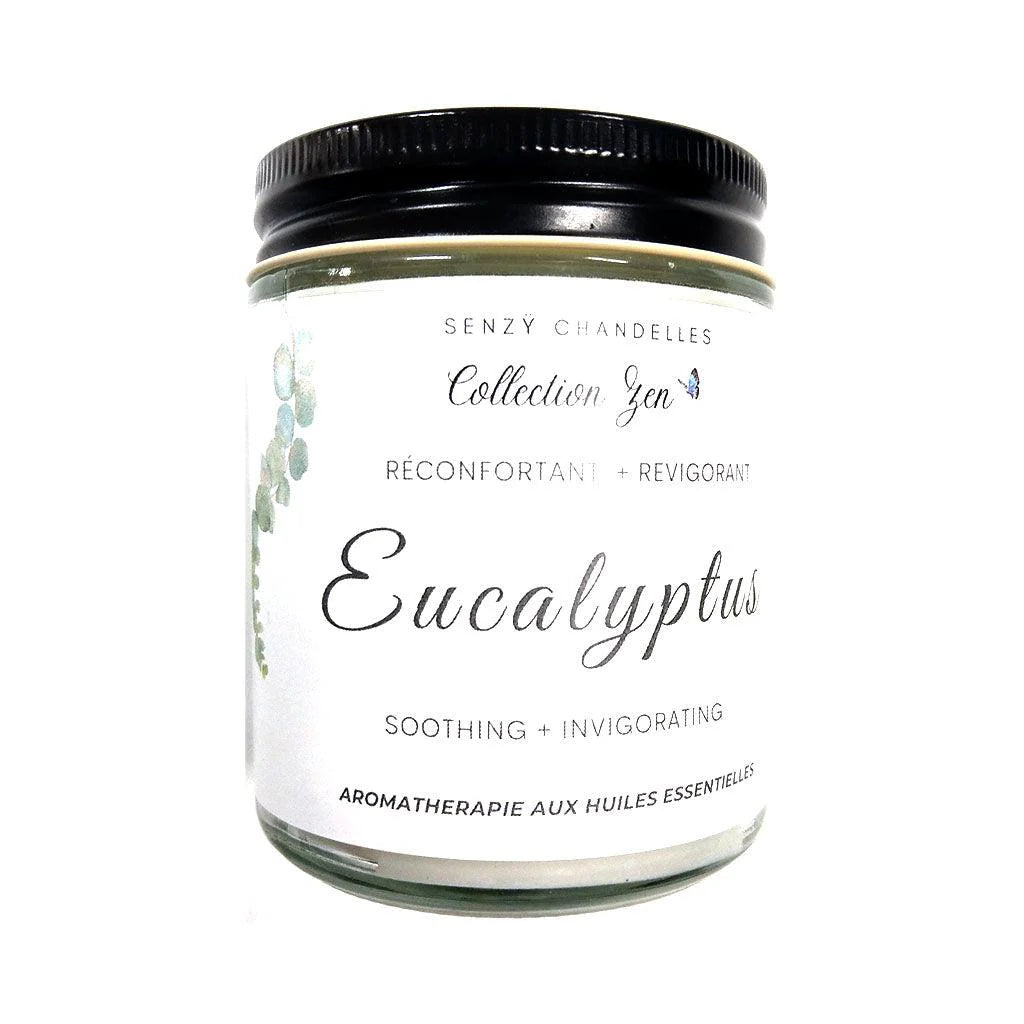 Senzy, soya candles   Eucalyptus, Glass container   9oz