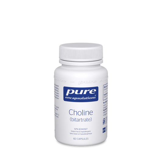 PURE ENCAPSULATIONS_Choline (bitartrate) NEW _60 caps