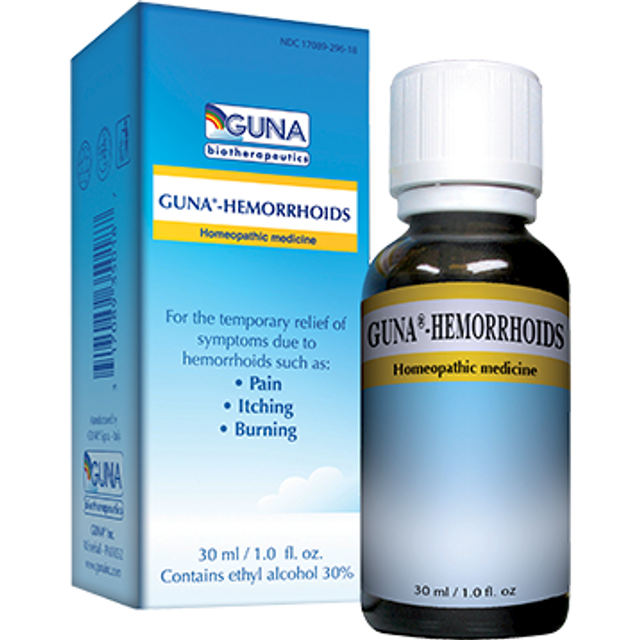 GUNA®-HEMORRHOIDS	Oral drops 30 ml / 1.0 fl oz