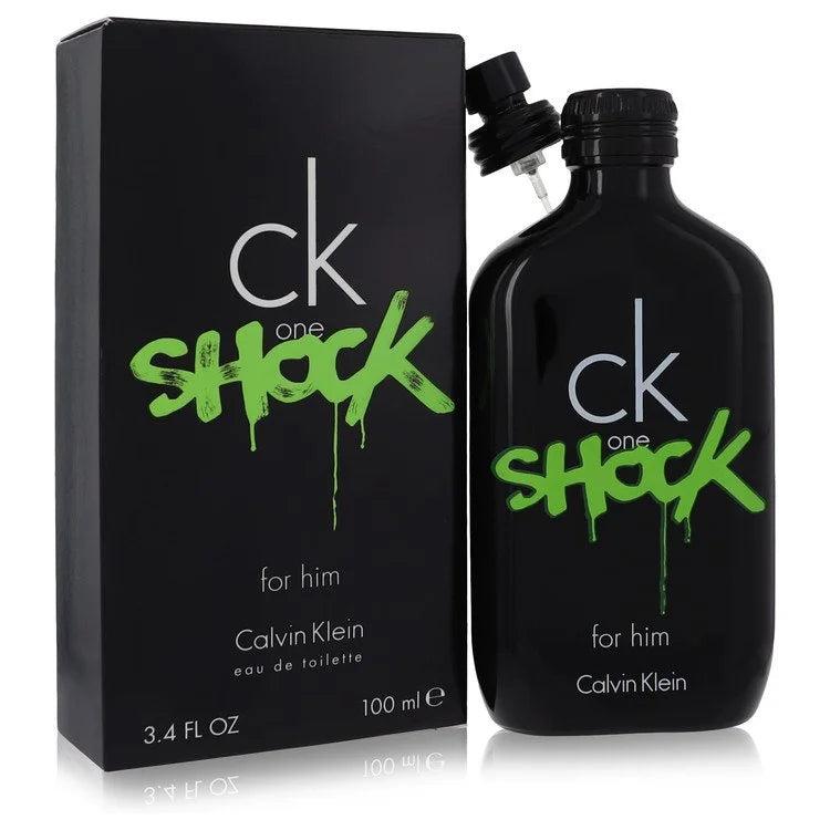 Ck One Shock Eau De Toilette Spray By Calvin Klein 3.4 oz Eau De Toilette Spray