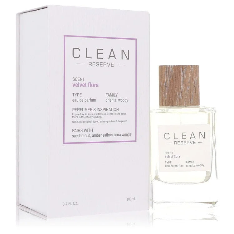 Clean Reserve Velvet Flora Eau De Parfum Spray By Clean 3.4 oz Eau De Parfum Spray