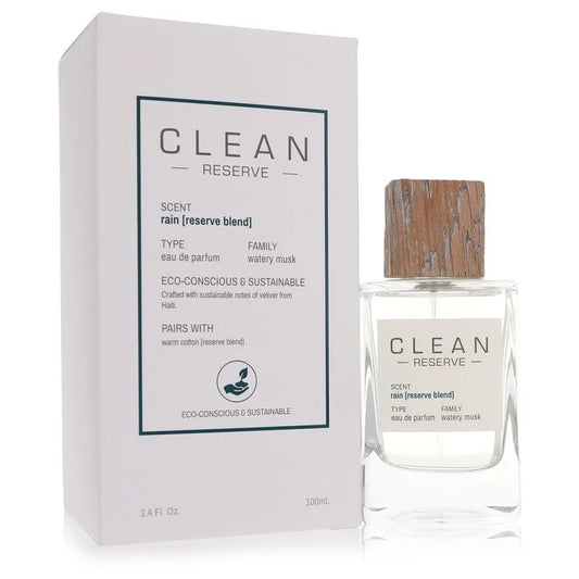 Clean Rain Reserve Blend Eau De Parfum Spray By Clean 3.4 oz Eau De Parfum Spray