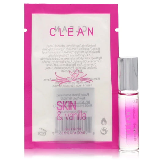 Clean Skin And Vanilla Mini Eau Frachie By Clean 0.17 oz Mini Eau Frachie