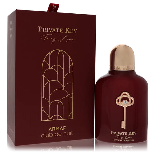 Club De Nuit Private Key To My Love Extrait De Parfum Spray (Unisex) By Armaf 3.4 oz Extrait De Parfum Spray