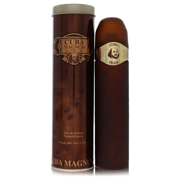 Cuba Magnum Gold Eau De Toilette Spray By Fragluxe 4.2 oz Eau De Toilette Spray