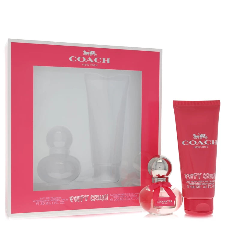 Coach    Women    Coach Poppy Crush    -- Gift Set - 1 oz Eau De Parfum Spray + 3.3 oz Body Lotion
