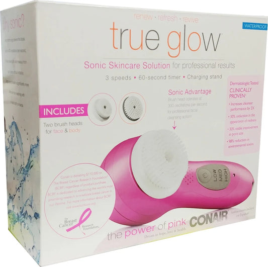 CONAIR TRUE GLOW BRUSH SONIC FACIAL