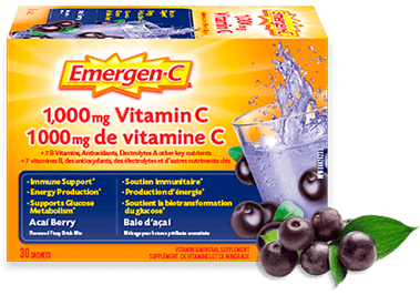 EMERGEN C 1000MG BERRY/ACAI PK 30 POWDER PACKET
