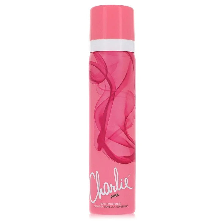 Charlie Pink Body Spray By Revlon 2.5 oz Body Spray