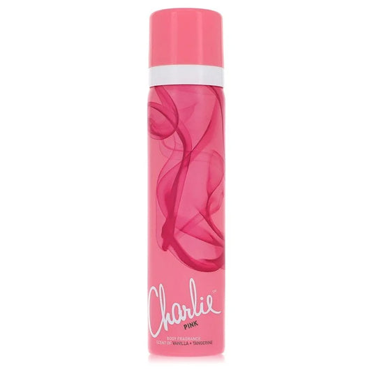 Charlie Pink Body Spray By Revlon 2.5 oz Body Spray