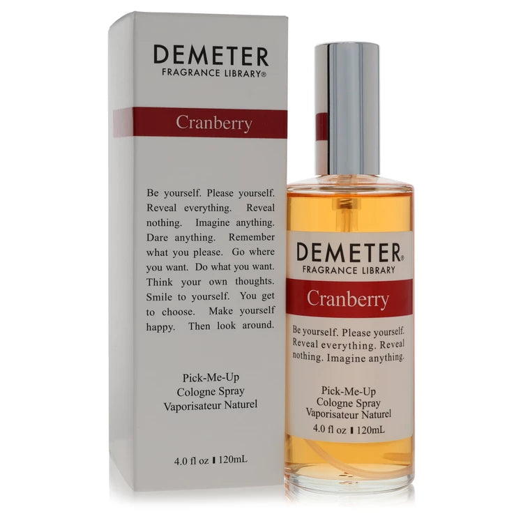 Demeter Cranberry Cologne Spray By Demeter 4 oz Cologne Spray