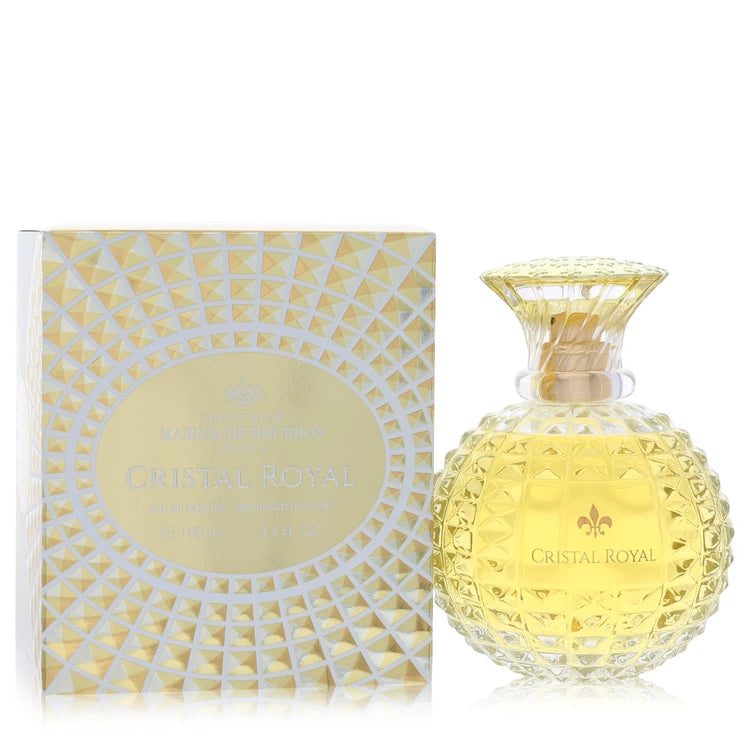 Cristal Royal Eau De Parfum Spray By Marina De Bourbon 3.4 oz Eau De Parfum Spray
