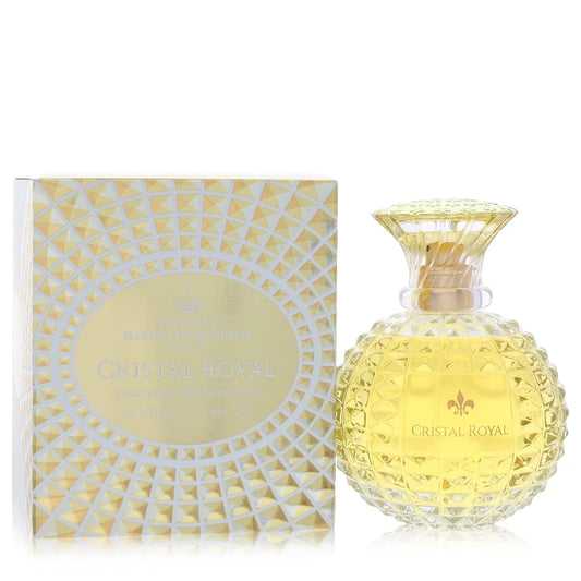 Cristal Royal Eau De Parfum Spray By Marina De Bourbon 3.4 oz Eau De Parfum Spray