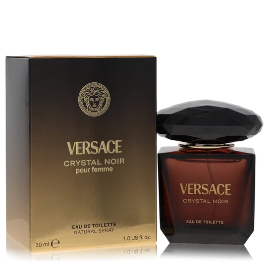 Crystal Noir Eau De Toilette Spray By Versace 1 oz Eau De Toilette Spray
