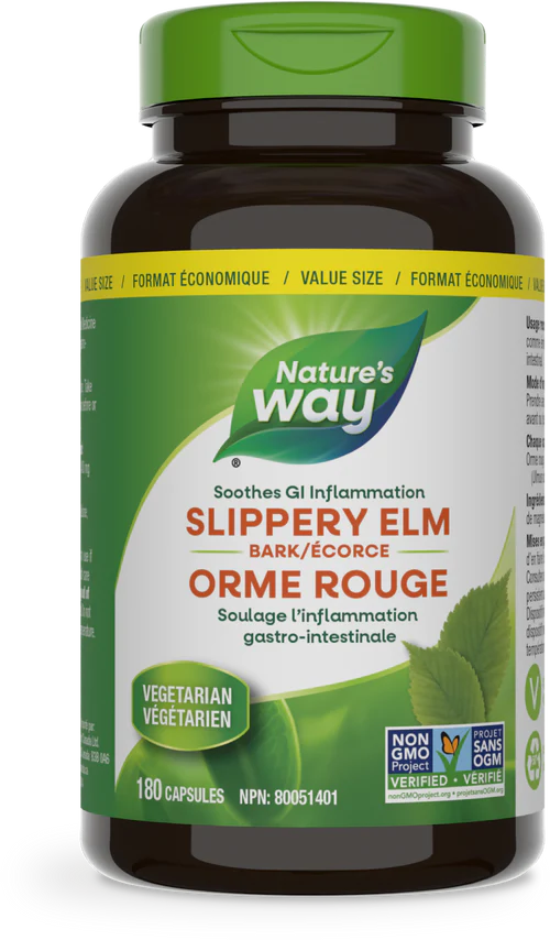Nature's Way - Slippery Elm Bark - 180 Veg Ca[s