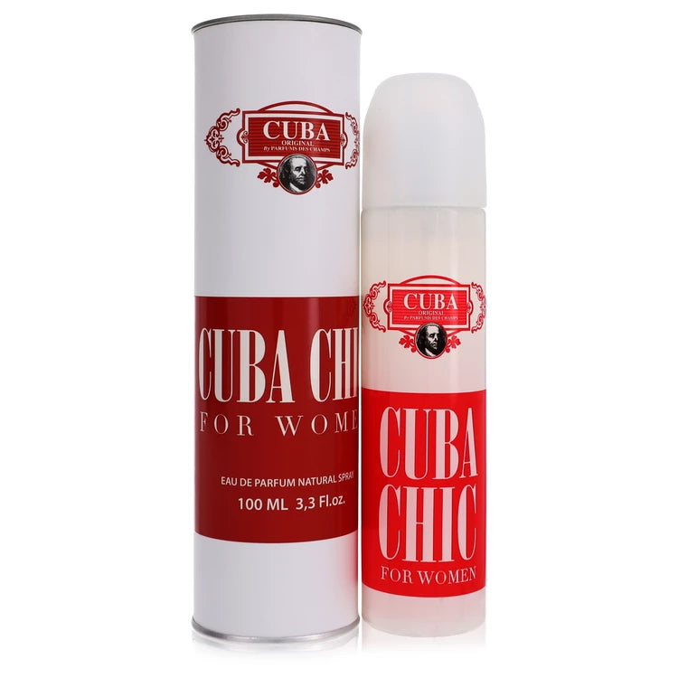 Cuba Chic Eau De Parfum Spray By Fragluxe 3.3 oz Eau De Parfum Spray