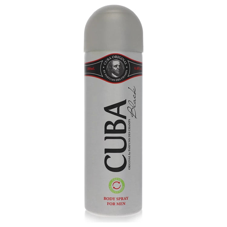 Cuba Black Body Spray By Fragluxe 6.6 oz Body Spray