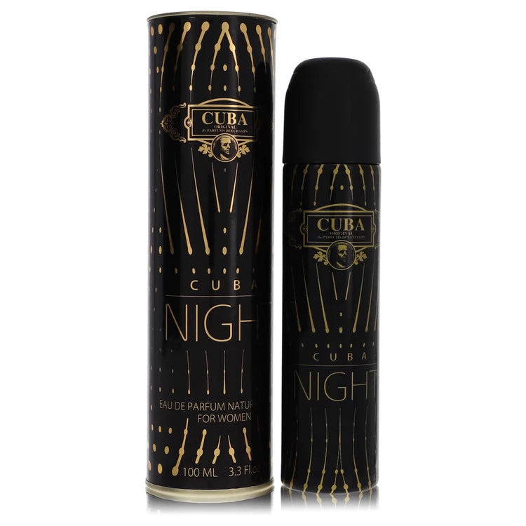 Cuba Night Eau De Parfum Spray By Fragluxe 3.3 oz Eau De Parfum Spray