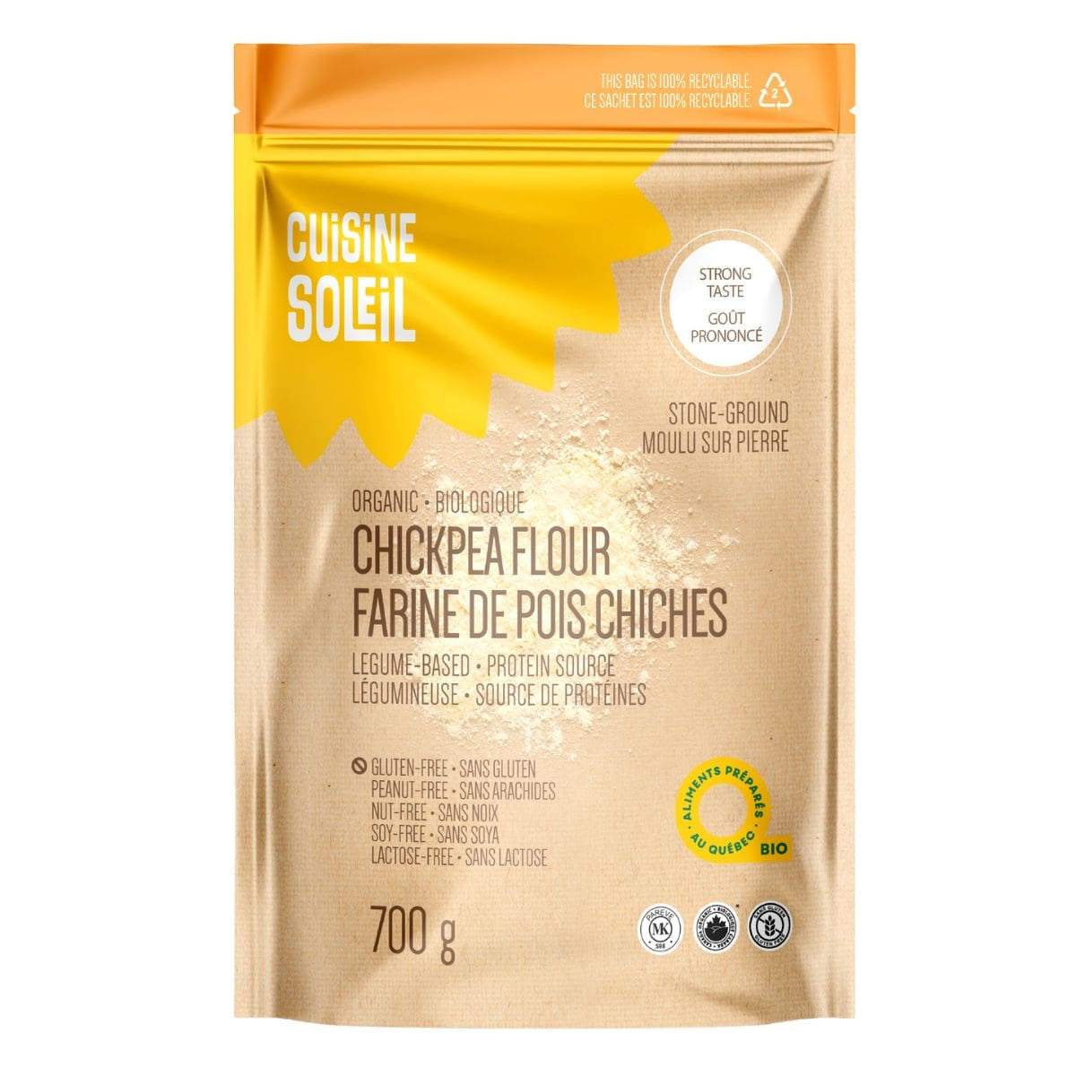 CUISINE SOLEIL    Org Chickpea Flour 700g