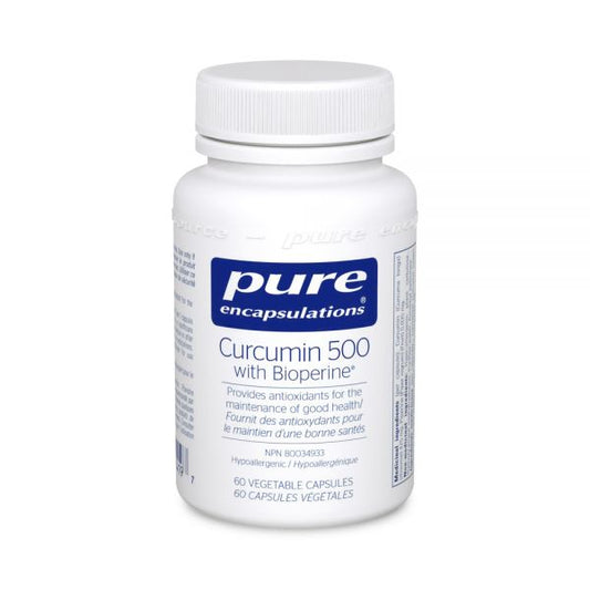 PURE ENCAPSULATIONS_Curcumin 500 with Bioperine® _60 caps 