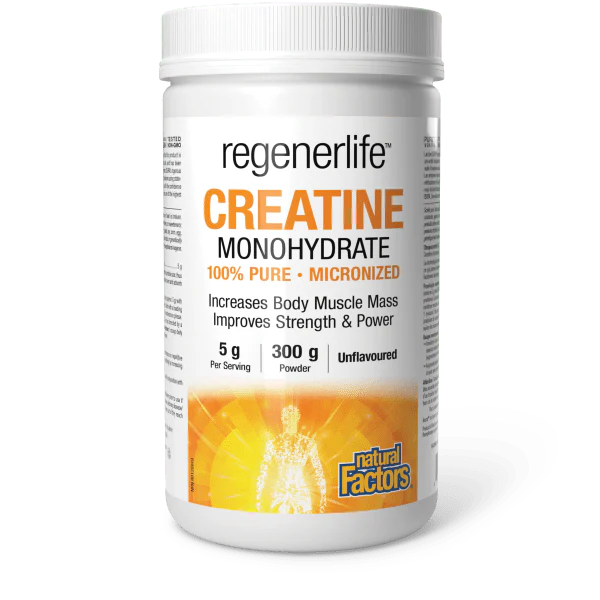 Natural Factors   Creatine Monohydrate, Regenerlife   300g