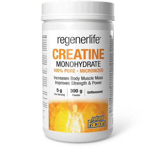 Natural Factors   Creatine Monohydrate, Regenerlife   300g