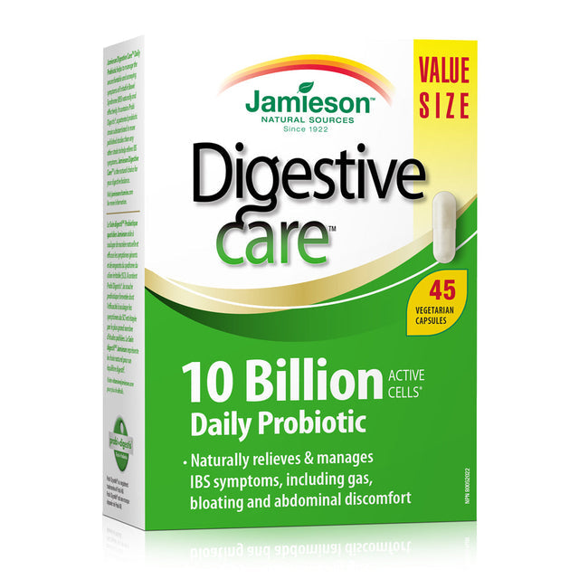 Digestive CareTM  10 Billion Daily Probiotic - VALUE SIZE 45-Capsule
