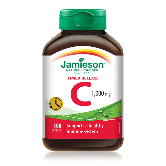 Jamieson    JMS Vitamin C 1000mg - Time Release 100's    100Caplets