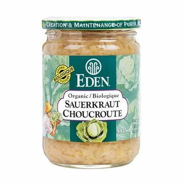EDEN FOODS    Org Sauerkraut (Glass) 447mL