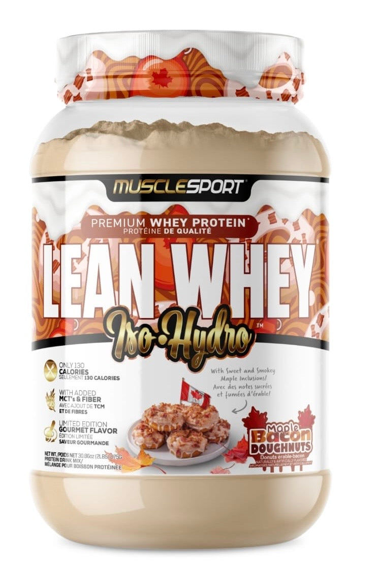 MUSCLE SPORT LEAN WHEY CANADIAN MAPLE BACON DOUGHNUTS 2lbs