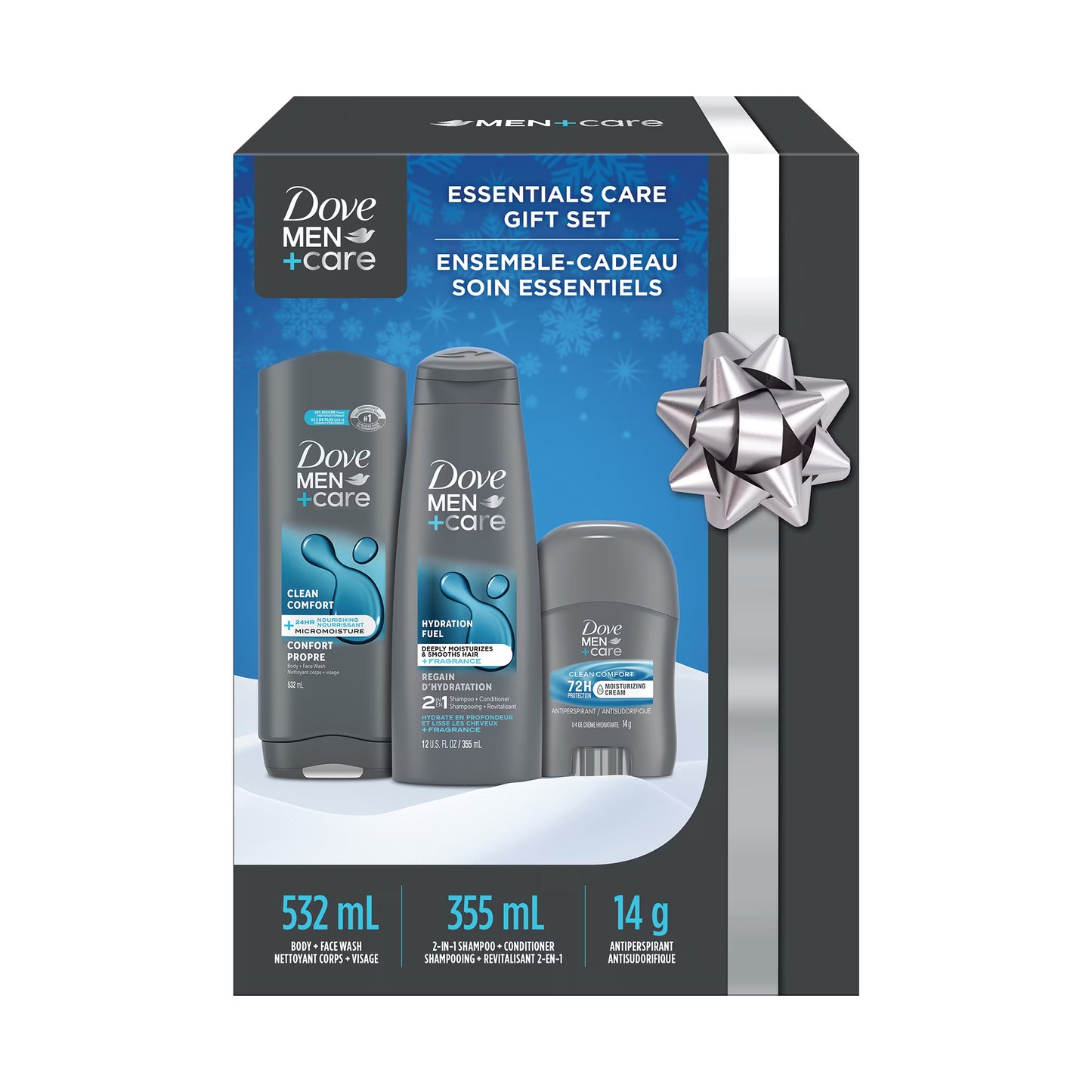 DOVE MEN+CARE MIXED GIFT PK 3PC pack of 6