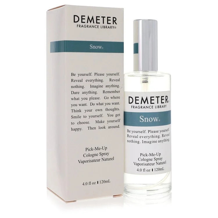 Demeter Snow Cologne Spray By Demeter 4 oz Cologne Spray