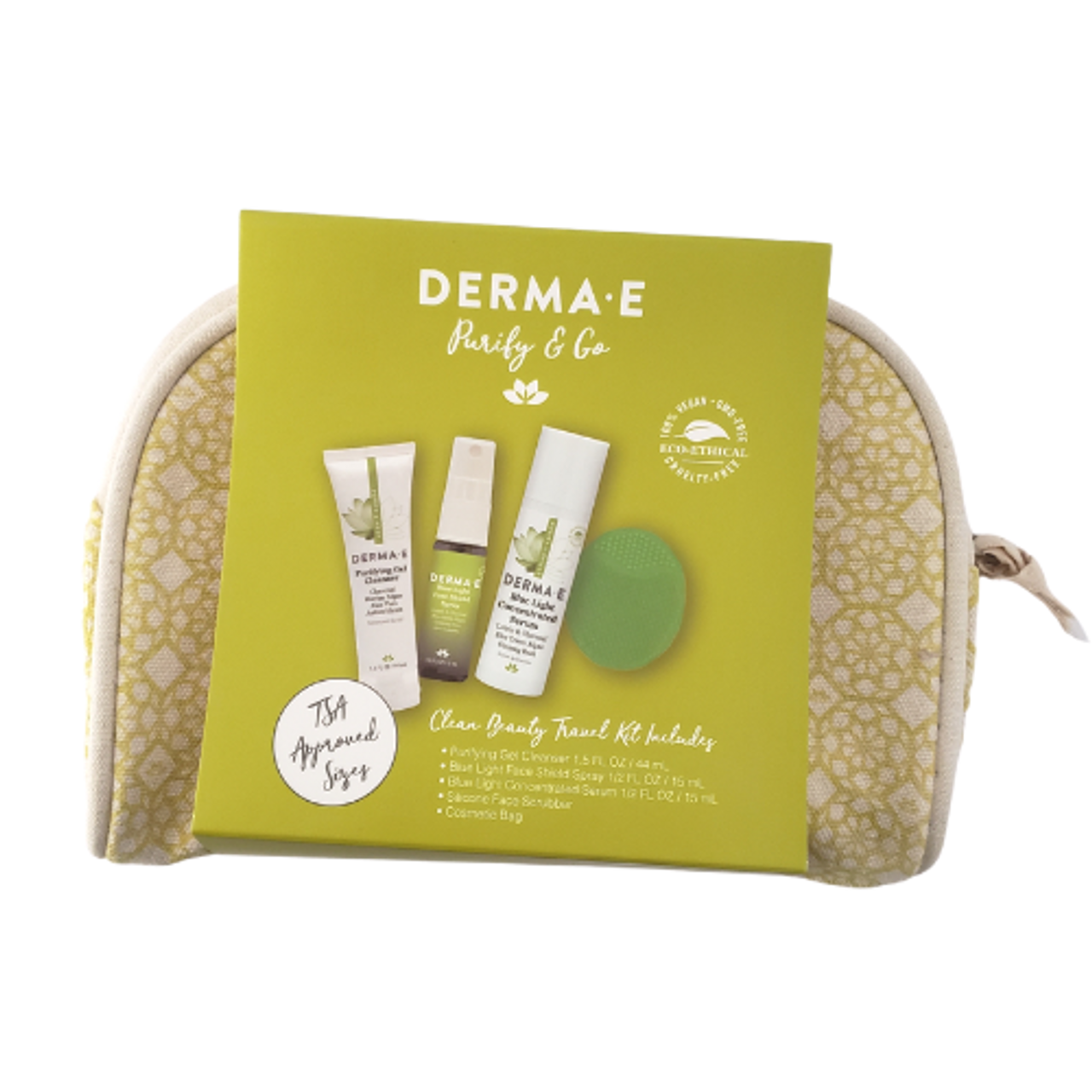 DERMA E    Seasonal    DERMA E    Seasonal    Purify & Go Set