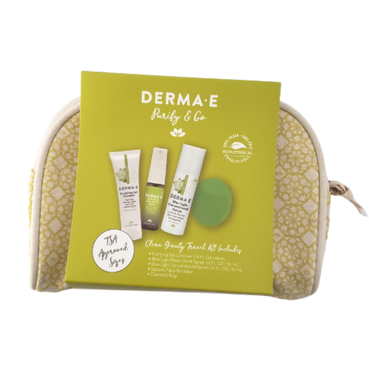 DERMA E    Seasonal    DERMA E    Seasonal    Purify & Go Set