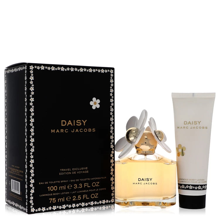 Daisy Gift Set By Marc Jacobs 3.4 oz Eau De Toilette Spray + 2.5 oz Body Lotion