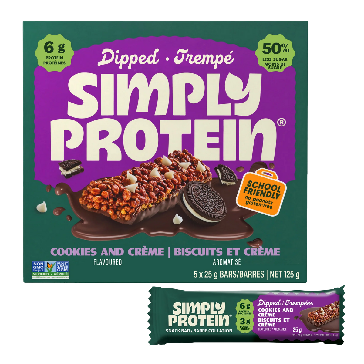 SimplyProtein - Cookie and Creme Dipped - 5pk