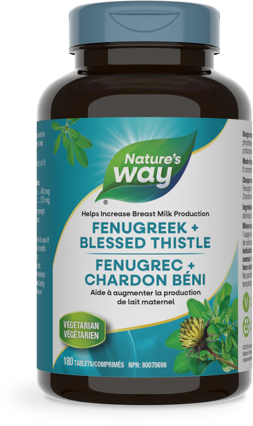 Nature's Way - Fenugreek+ Blessed Thistle - 180 Tabs