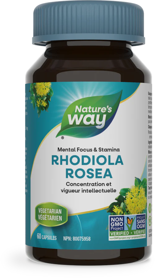 Nature's Way - Rhodiola Rosea - 60 Veg Caps