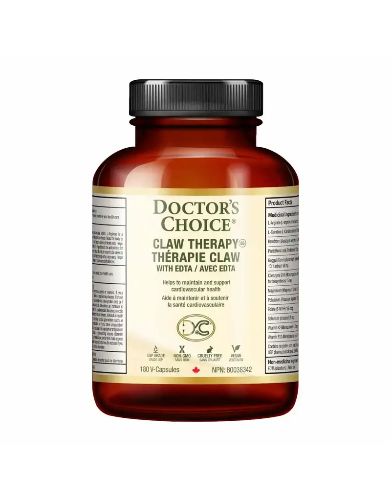 DR. CHOICE   CLAW THERAPY with EDTA 180 vcaps