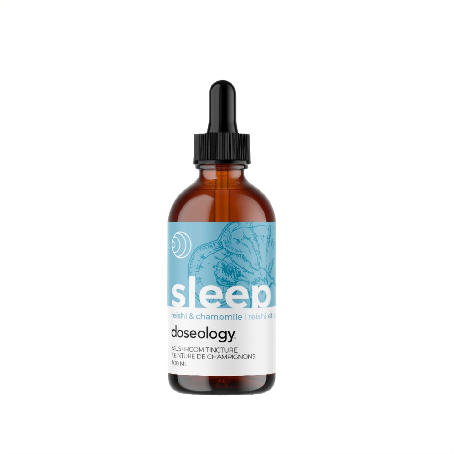 Doseology    Doseology Mushroom Tincture    Flavour: Sleep 
Container Size: 100 mL    Each