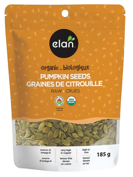 Elan Organics   Pumpkin Seeds   185 g