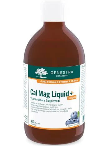 GENESTRA - Cal Mag Liquid + (Blueberry) 450 mL 