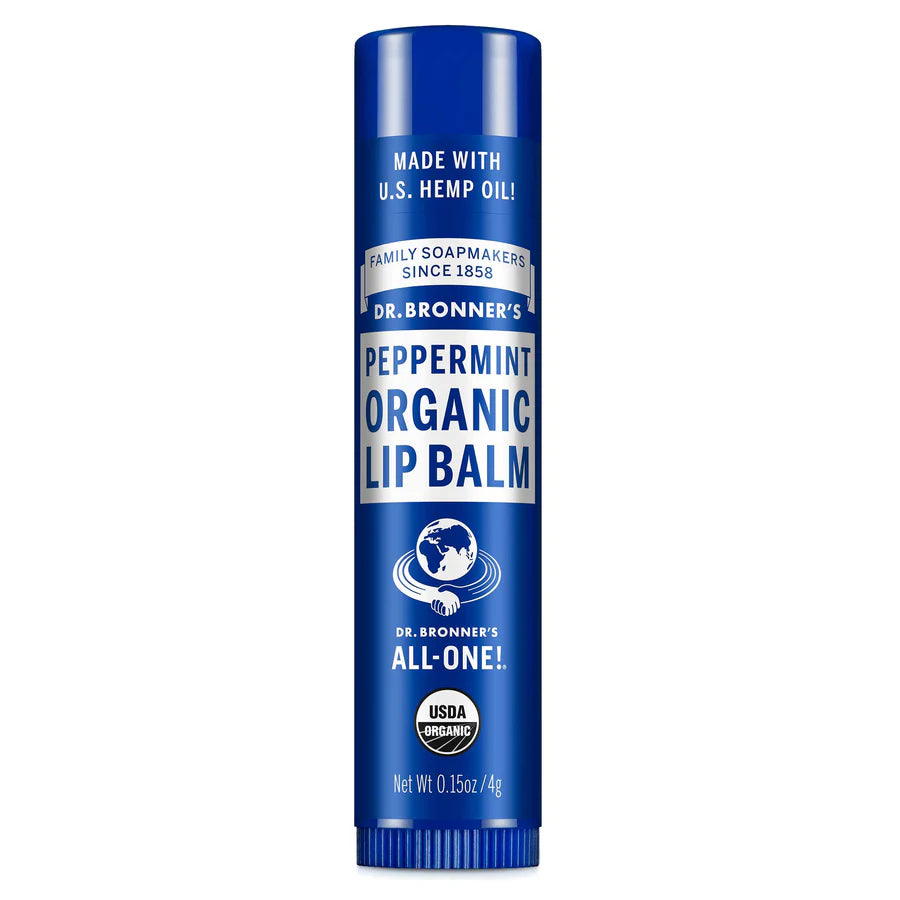 Dr. Bronner's - Organic Peppermint Lip Balm 4g